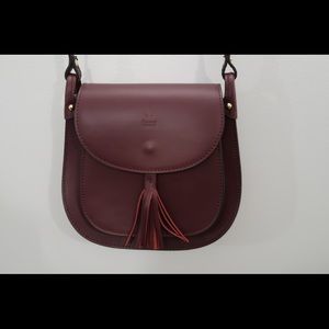 Burgundy Crossbody - IMPORTED FROM ITALY